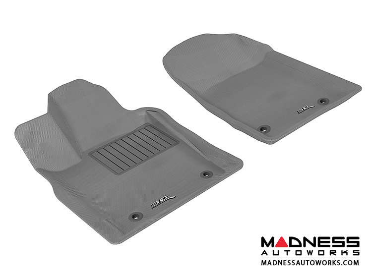 Jeep Grand Cherokee Floor Mats (Set of 2) - Front - Gray by 3D MAXpider